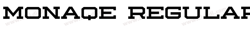 Monaqe Regular字体转换 Monaqe Regular字体转换